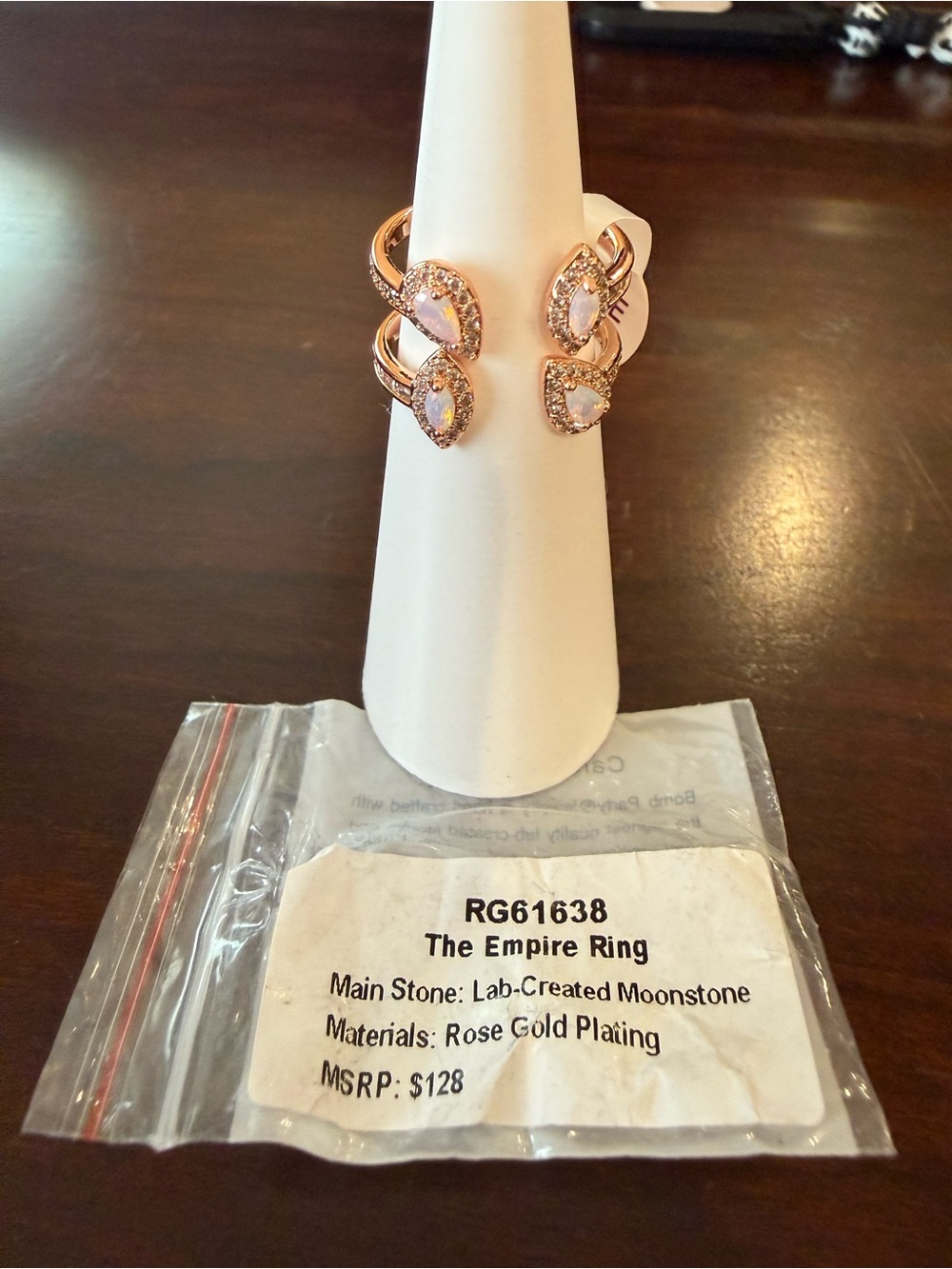 Bomb Party OG Moonstone Ring “The Empire Ring”